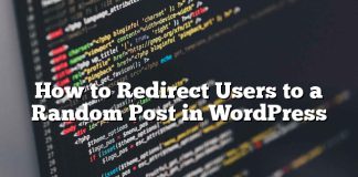 Cómo redirigir a los usuarios a una publicación aleatoria en WordPress