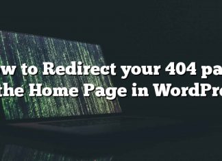 Cómo redirigir su página 404 a la página de inicio en WordPress
