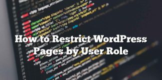 Cómo restringir páginas de WordPress por función del usuario
