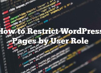 Cómo restringir páginas de WordPress por función del usuario