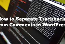 Cómo separar las referencias de los comentarios en WordPress