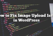 Cómo solucionar un problema de carga de imágenes en WordPress
