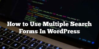 Cómo usar múltiples formularios de búsqueda en WordPress