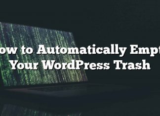 Cómo vaciar automáticamente la basura de WordPress