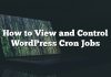Cómo ver y controlar WordPress Cron Jobs
