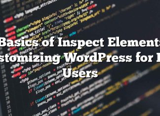 Conceptos básicos de Elemento de inspección: Personalización de WordPress para usuarios de bricolaje