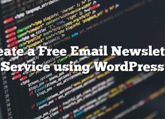 Crear un servicio gratuito de boletines electrónicos usando WordPress