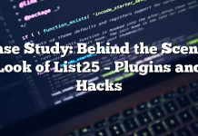 Estudio de caso: Detrás de las escenas Look of List25 – Complementos y Hacks