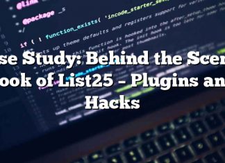 Estudio de caso: Detrás de las escenas Look of List25 – Complementos y Hacks