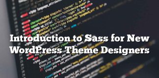 Introducción a Sass para nuevos diseñadores de tema de WordPress