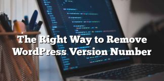 La forma correcta de eliminar el número de versión de WordPress
