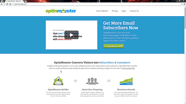 Salir de ventana emergente en OptinMonster Salir de ventana emergente en OptinMonster