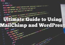 La mejor guía para usar MailChimp y WordPress