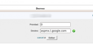 Modificando registros MX (servicio de correo) desde mi cPanel