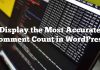 Muestra el recuento de comentarios más preciso en WordPress