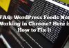 Preguntas más frecuentes: Feeds de WordPress que no funcionan en Chrome Aquí está cómo arreglarlo