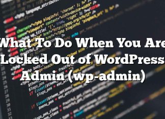 Qué hacer cuando está bloqueado sin el administrador de WordPress (wp-admin)