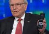 Después de invertir miles de millones de dólares en Apple, Warren Buffett cambiará su viejo Samsung de 2010 por un iPhone – Andro4all