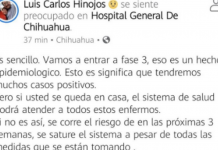 Invita director de la Facultad de Medicina a quedarse en casa – El Heraldo de Chihuahua