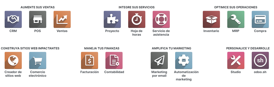 Software ERP Odoo para Empresas