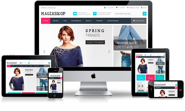 Diseño web responsivo en móviles, tablets y escritorio